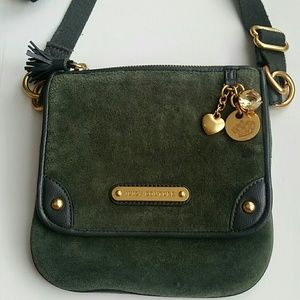 Hunter green crossbody bag